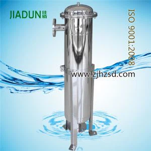 Paslanmaz Çelik filtrasyon ekipmanları O.D200 mm tek torbalı filtre gövdesi ortak flanş tipi